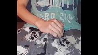 Young shaved twink strokes and busts!